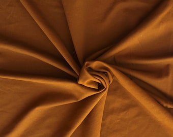Ponte Roma Knit Fabric by Yard | Modal Spandex Cocoa #1 | 320GSM  Made in the USA [Workwear, Blazer, Skirt]