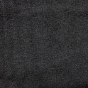 May include: A close-up of a dark gray fabric with a textured weave.