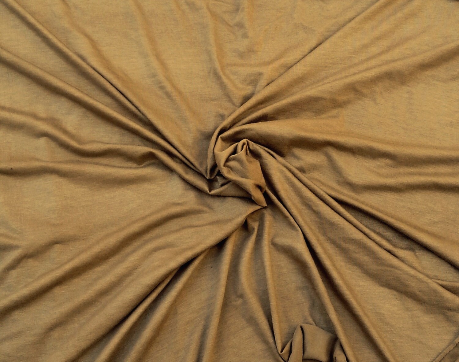 Modal Rayon Wool Fabric by the Yard Jersey Knit Fabric Desert Sand