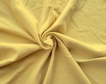 3/4 YD***  Cotton Interlock Knit Fabric  Beige