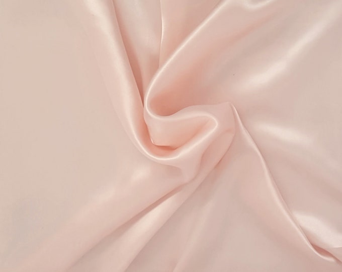 White Charmeuse Silk Fabric