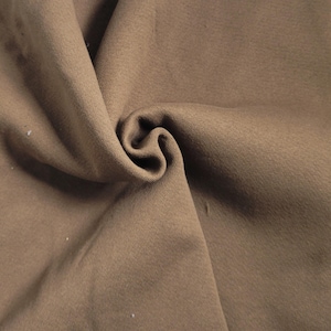 Prewashed 100% Cotton Sweatershirt Fleece Knit Fabric by the Yard & Wholesale Mocha 24OZ 460GSM Heavy Weight