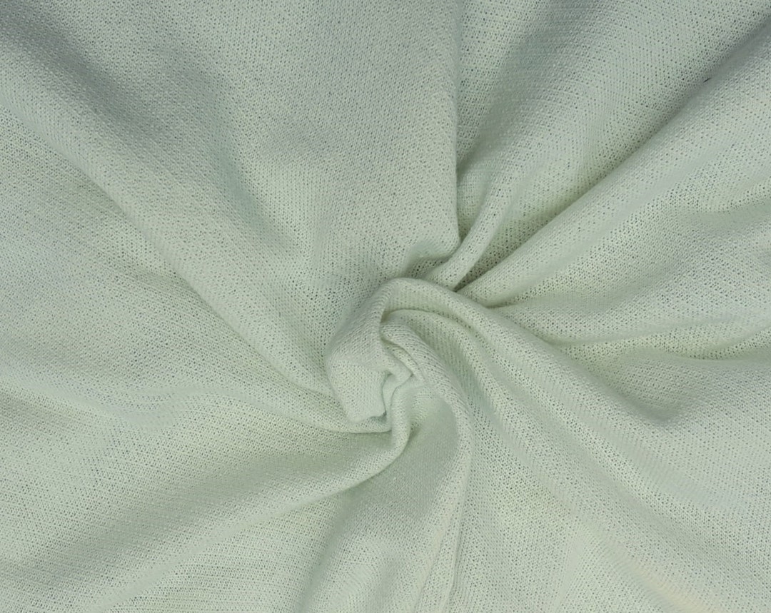 Light Sage Cotton French Terry Knit Fabric by the Yard 57w - Etsy