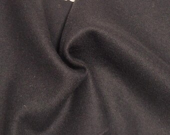 Heavyweight 100% Wool Fabric Dk. Brown | 500GSM | Milled in USA [Overcoats, Suiting, Scarves, Blanket, Upholstery]