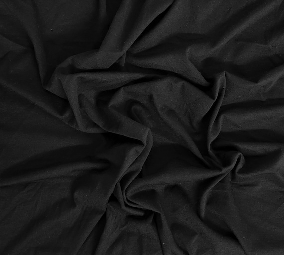  ISEE FABRIC - Fabric by The Yard - Micro Modal Spandex Jersey -  Sewing Products - Sewing Supplies - Craft Supplies & Materials - Fabric for  Sewing - Made in USA - Material for Sewing (Black)
