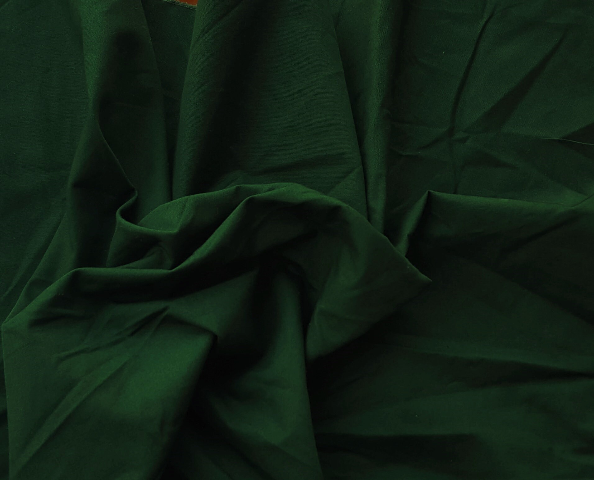 Cotton Oxford Woven Fabric by the Yard Hunter Green Etsy