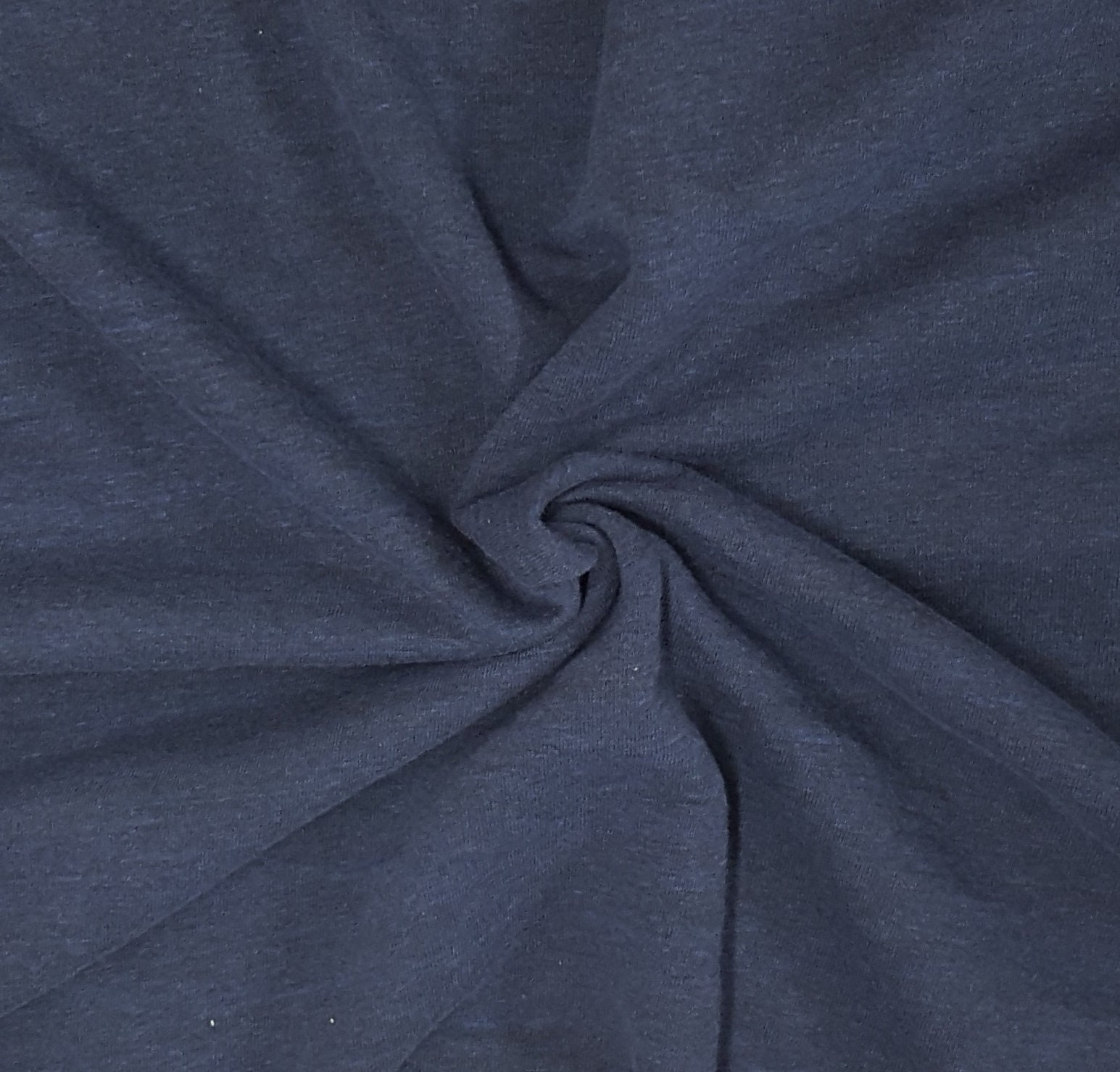 Heathered Royal Blue Athletic Activewear High Performance Poly Spandex  Fabric