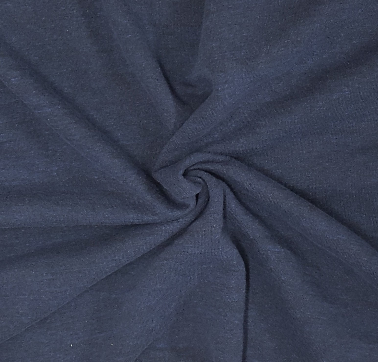 Heather Navy Cotton Fleece Fabric by the Yard 70width Etsy