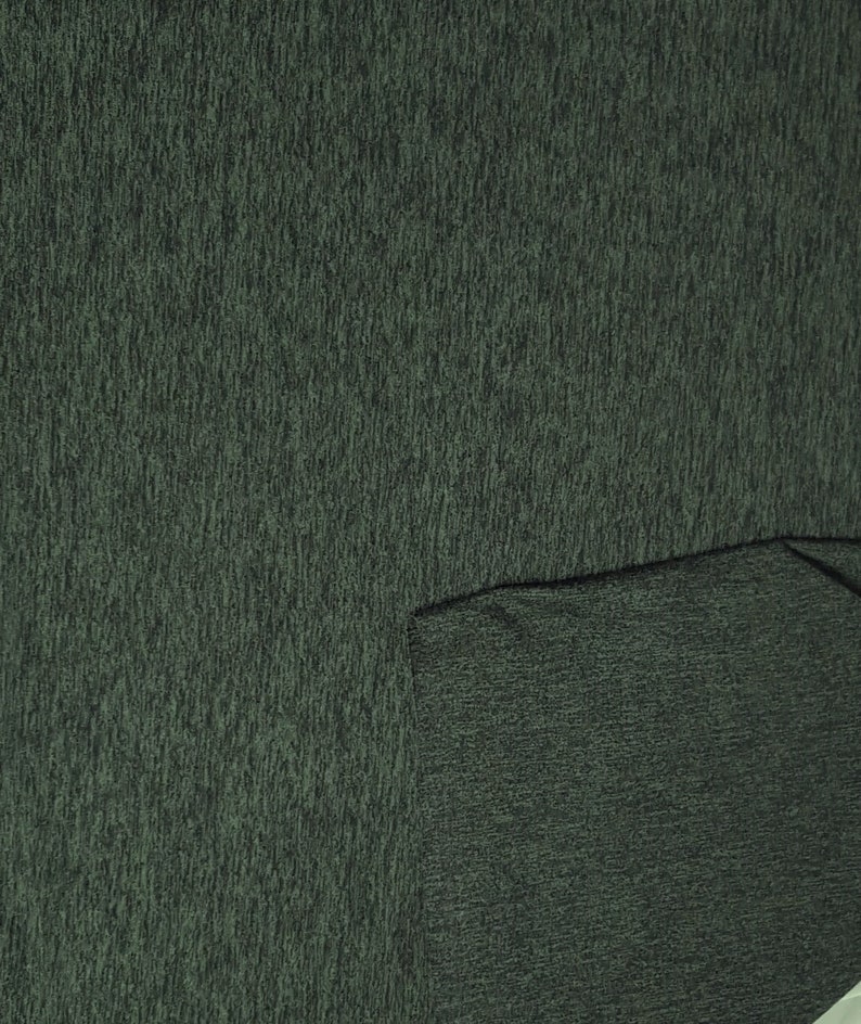 Heather Green Activewear Fabric by Yard Poly Spandex Fabric 4 Etsy