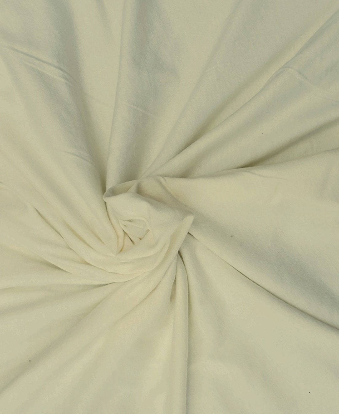 Light Yellow Cotton Fabric Jersey Knit by the Yard 60 W 6/16 Etsy