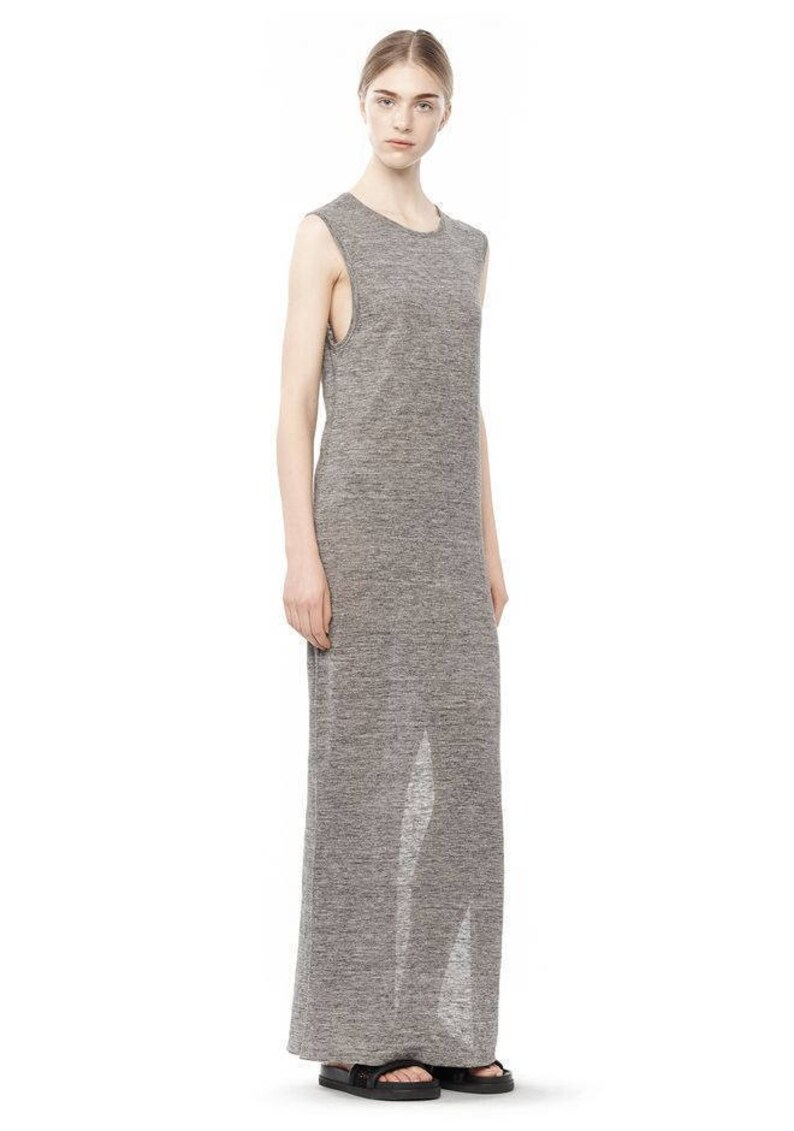 linen jersey dress