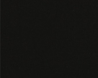 Black Linen Blend Woven Fabric by the Yard  Made in the USA