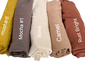 Bamboo Spandex Fabric | Jersey Knit | by the Yard & Wholesale Soft Drapey Midweight 4 Way Stretch
