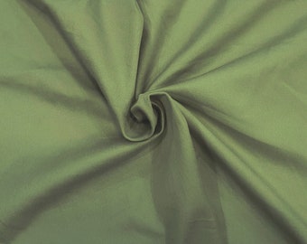 3/4 YD Sage #2 Cotton Twill Spandex Fabric 4 Way Stretch