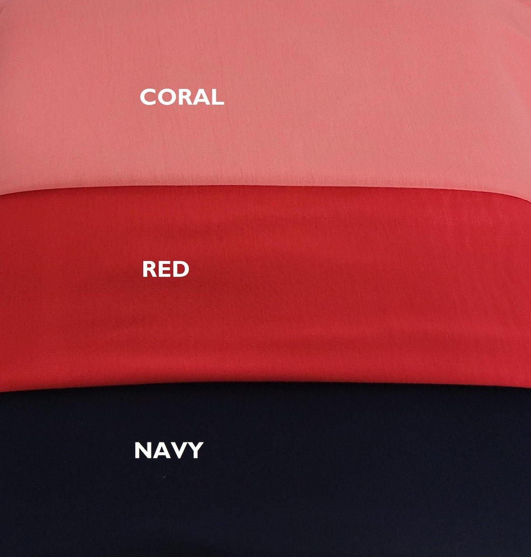 Bamboo Spandex Fabric | Jersey Knit | by the Yard Soft Drapey Midweight ...