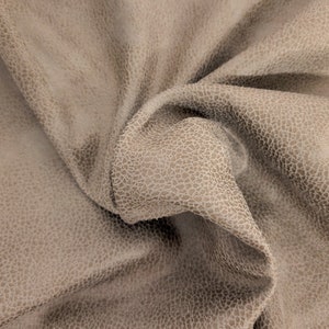Stretchy Vegan Soft Leather Fabric by the Yard 2 Way Stretch Lt. Mocha
