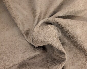 Stretchy Vegan Soft Leather Fabric by the Yard 2 Way Stretch Lt. Mocha