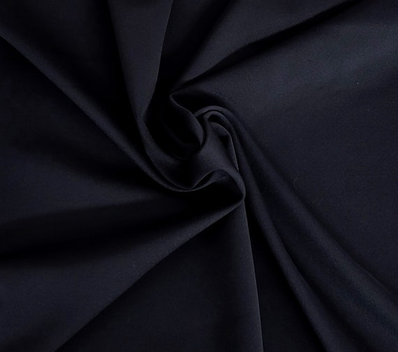 Polyamide / Nylon Blend Spandex Activewear Performance Knit Fabric by the  Yard 4 Way Stretch Navy 