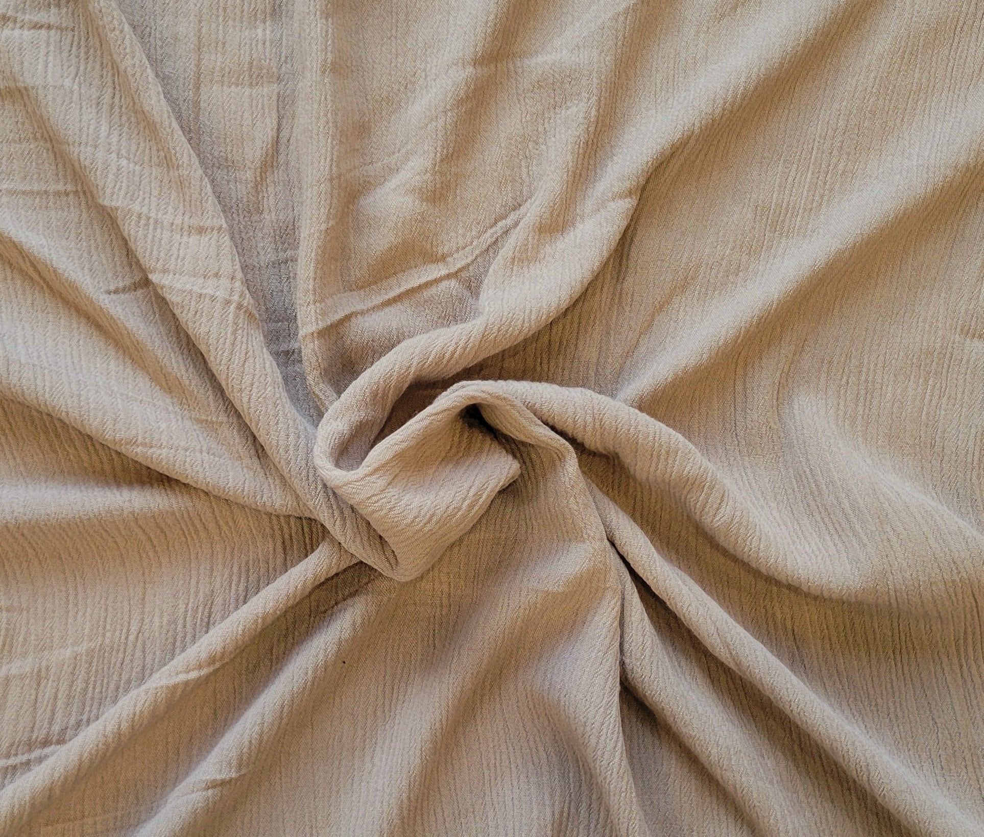 Rayon Crinkle Woven Fabric by the Yard Brown Sugar - Etsy