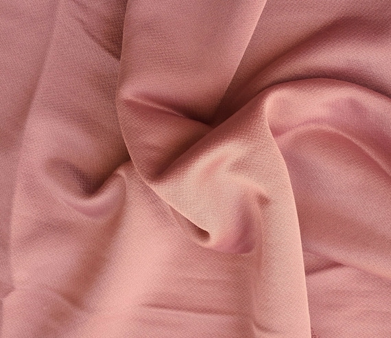 Metallic Blush French Terry Knit Fabric by the Yard (For Sublimation) [Hoodie, Zip Up, Sweatpants, Loungewear, Bathrobe]