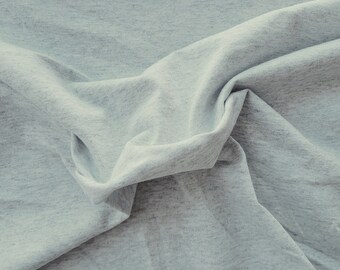100% Cotton Jersey Knit Fabric by the Yard Ash Gray 11oz 210GSM - Etsy