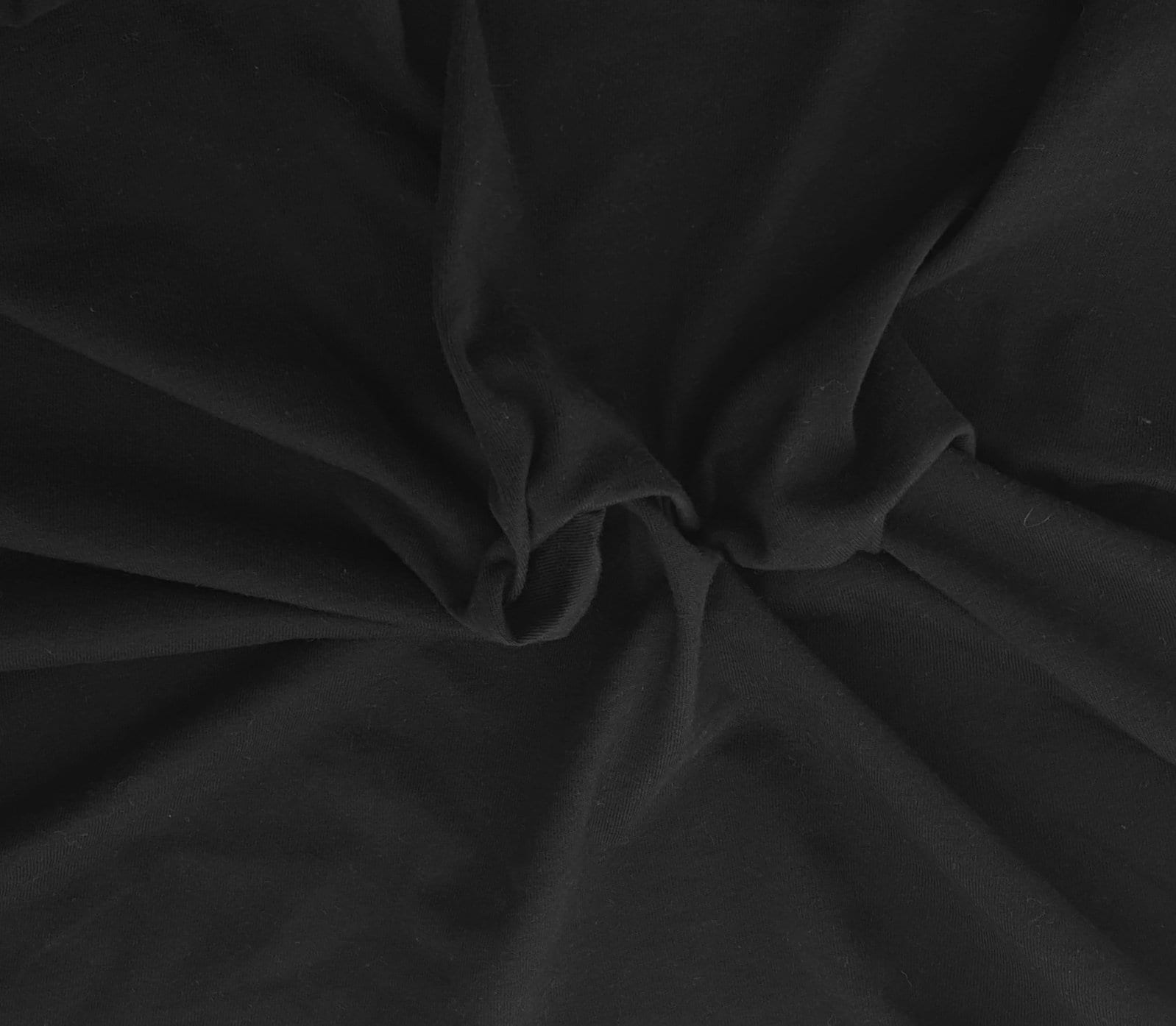Black Cotton Fabric Jersey Knit by the Yard 180GSM Etsy Nederland