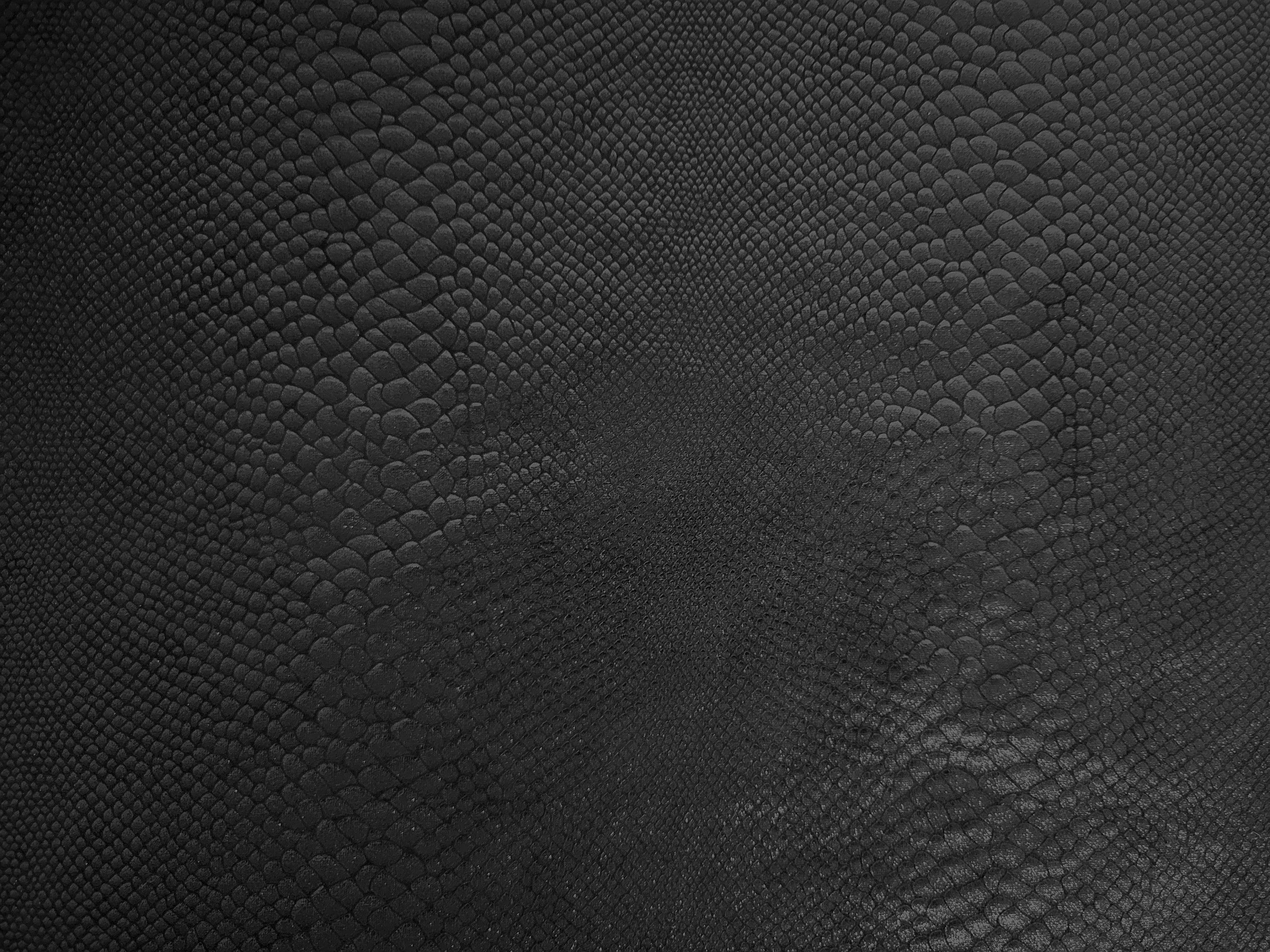 Stretchy Vegan Soft Leather Fabric by the Yard 2 Way Stretch Print 1 Black Crocodile Skin Texture Etsy UK