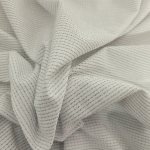 3/4 YD White Micro Modal Spandex Carbon Mesh Jersey Knit Fabric 50&quot;WIDTH