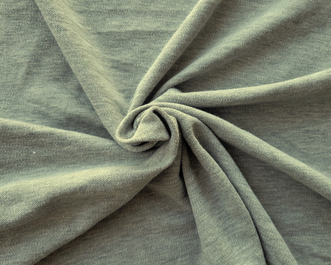 Heather Gray 100 Cotton Pique Knit Fabric by the Yard polo Uniform Shirts 190GSM Etsy UK