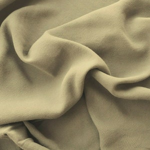 Tencel Rayon Woven Fabric by the Yard Sand