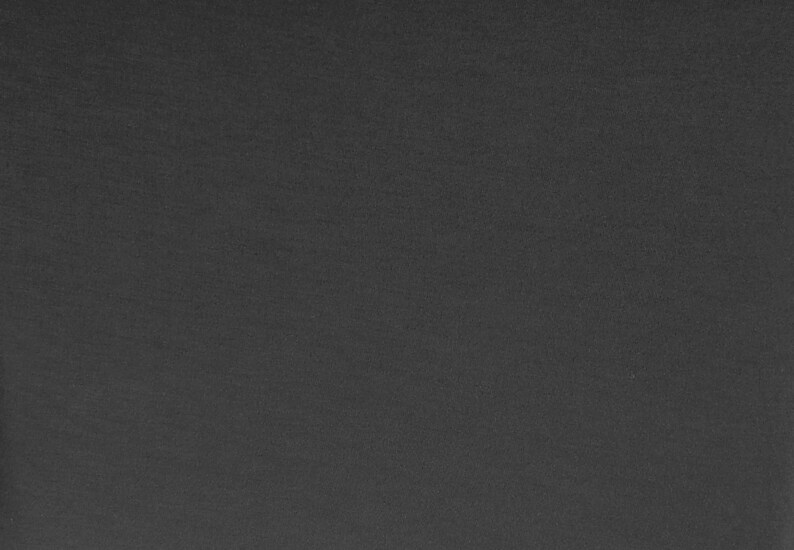 Licorice Gray Micro Modal Fabric Non Stretch Jersey Knit by Etsy