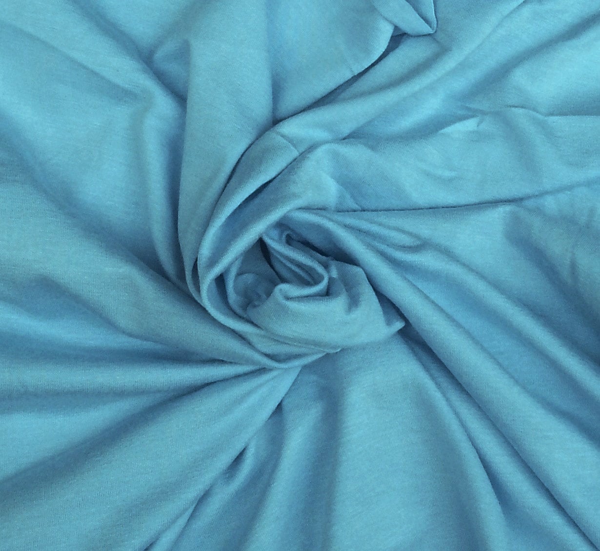 Rayon Spandex Fabric Jersey Knit by the Yard BAJA BLUE sportswear Base Layer Underwear Pajamas Etsy