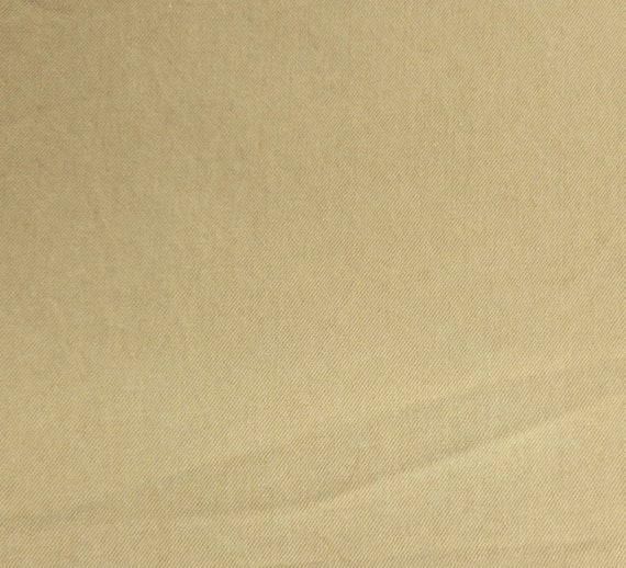 Khaki 100 Cotton Bull Denim Fabric by the Yard Pre Washed 400GSM