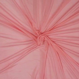 Silk Modal Fabric Jersey Knit by the Yard Pink