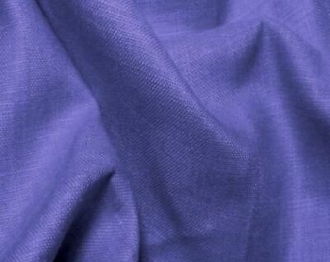 Periwinkle Linen 100% Woven Linen Fabric Yard Periwinkle European Made - Etsy