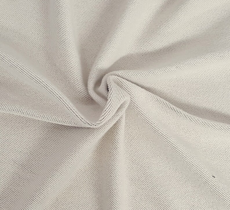 Cotton French Terry Knit Fabric by the Yard Heather Gray 22 Etsy