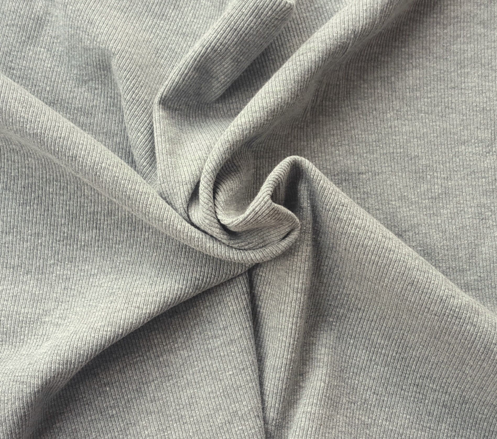 Heather Gray Cotton Jersey Fabric