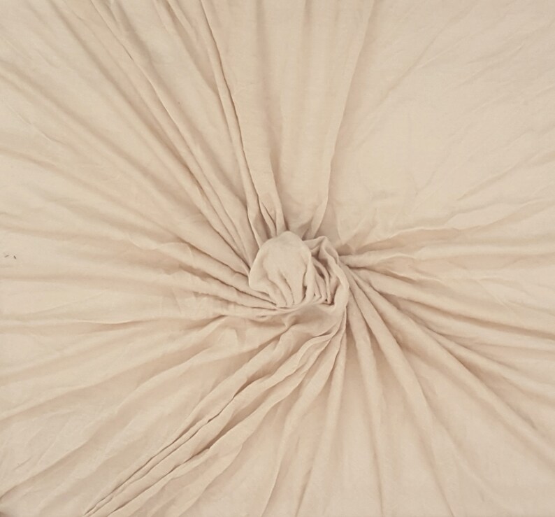 Silk Modal Fabric Jersey Knit by the Yard Beige Etsy