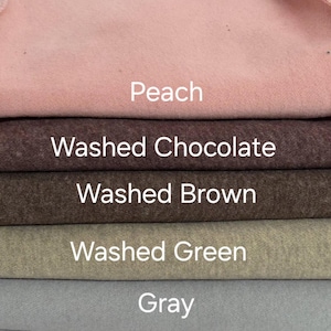 Cotton Blend Sweatshirt Fleece Knit Fabric by the Yard 300GSM 78&quot;Wide [Zip Up, Hoodie, Joggers]