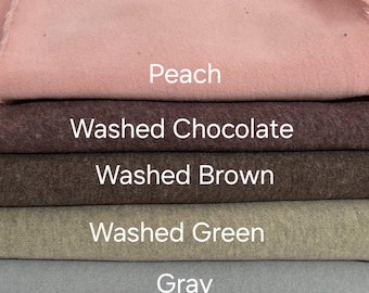 Cotton Blend Sweatshirt Fleece Knit Fabric by the Yard 300GSM 78"Wide [Zip Up, Hoodie, Joggers]