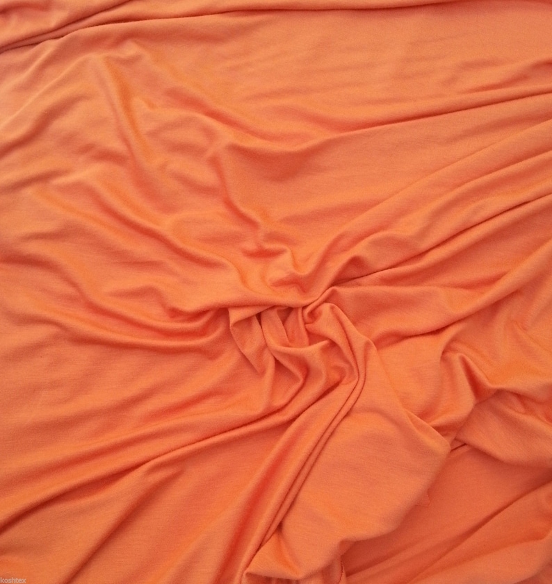 MVS Modal Viscose Spandex Jersey Knit Fabric by the Yard Etsy