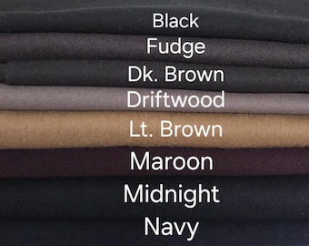 Heavyweight 100% Wool Fabric | 440-560 GSM | Milled in USA [Overcoats, Suiting, Scarves, Blanket, Upholstery]