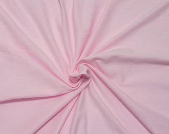 Lightweight Soft Cotton Jersey Knit Fabric By The Yard Pink [T Shirt, Tanks, Baby Clothes]