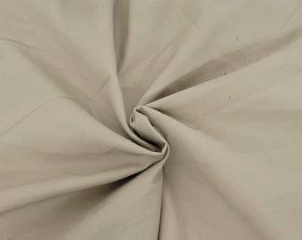 100% Cotton Canvas Woven Fabric by the Yard Khaki