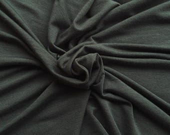 Micro Modal Spandex Fabric Jersey Knit by the Yard 4 Way Stretch Slate