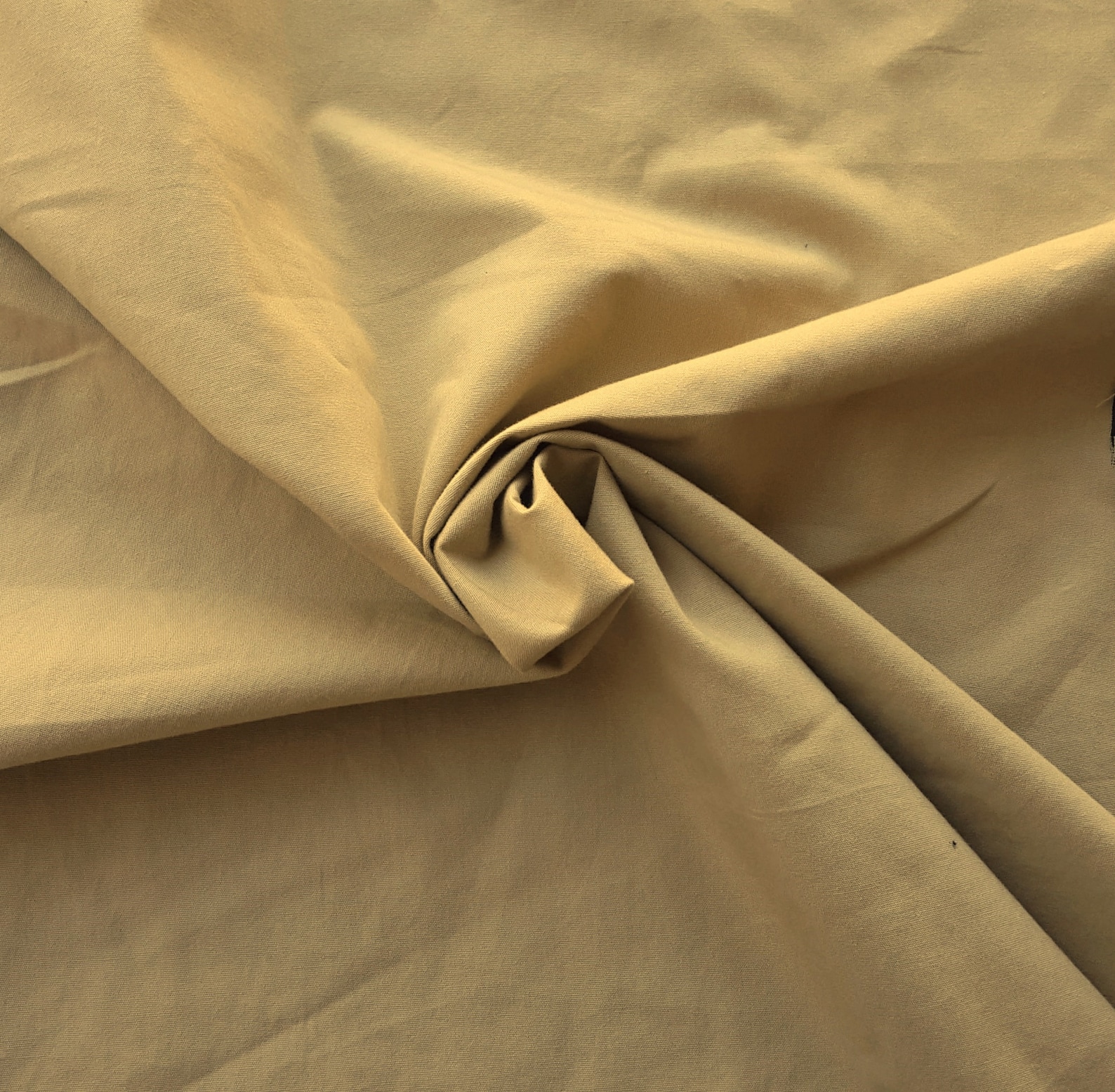 100 Cotton Canvas Woven Fabric by the Yard Khaki Etsy