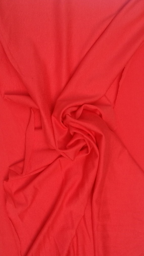 Viscose Rayon Spandex Fabric Jersey Knit 4 Way Stretch Fabric by the Yard Flame [Sportswear, Base Layer, Underwear, Pajamas, Headband]