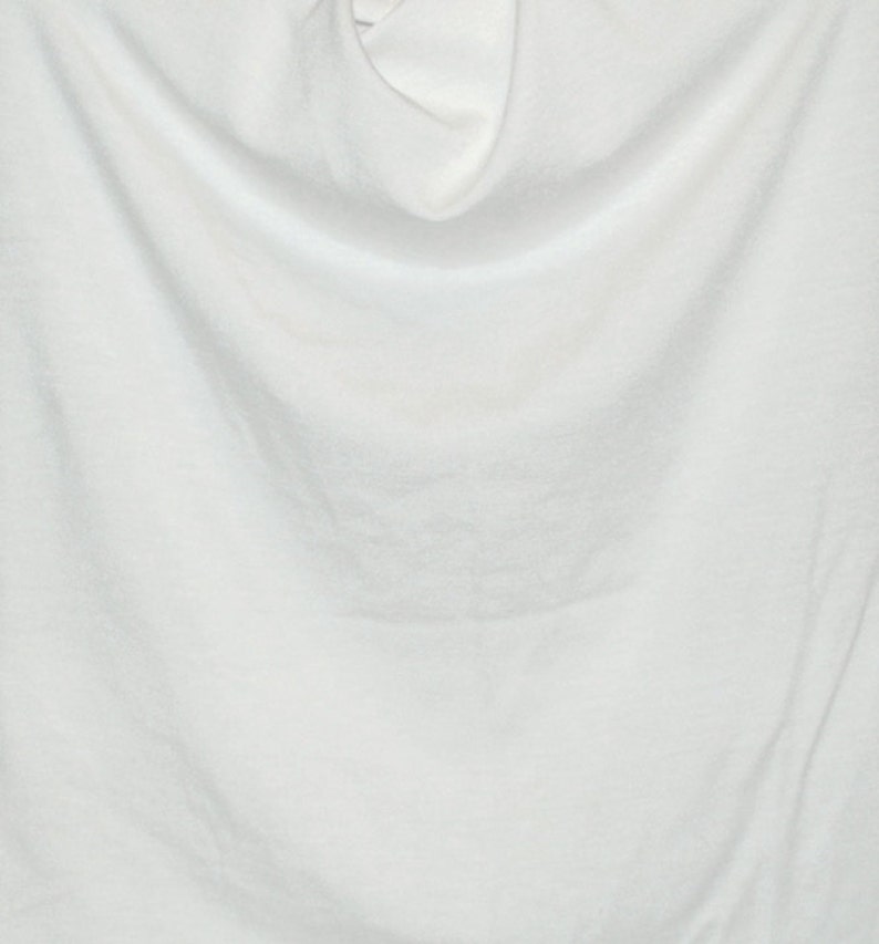 Pure White Rayon Spandex Fabric Jersey Knit by Yard 7/15 | Etsy