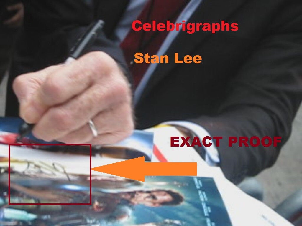 STAN LEE Signed Authentic Autograph Collectible EXACT Proof One of