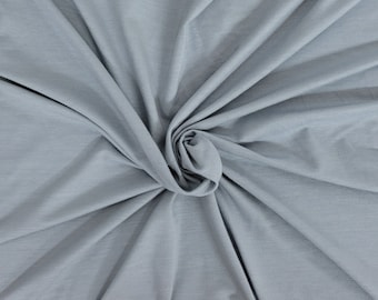 Dusty Blue Modal Spandex Fabric Jersey Knit 4 Way Stretch By the Yard 250GSM [Sportswear, Base Layer, Underwear, Pajamas]
